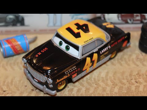 Mattel Disney Cars 3 Clovis Rider (Retro Thomasville Piston Cup Racer) 2021