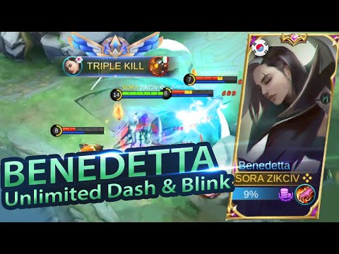 NEW HERO BENEDETTA GAMEPLAY | Mobile Legends Bang Bang