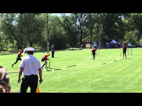 Starší žáci SDH Mistřín - Krajské kolo 2014 - útok 1.p. - 16,88