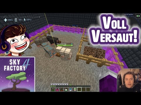 Die Materialschweine. 🌳 Let's play Minecraft Sky Factory 4 [E27][German/Deutsch][1.12 modded]