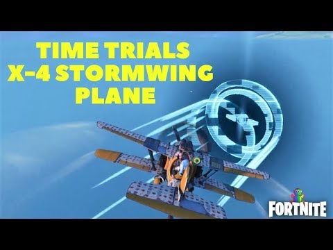 fortnite complete time trials in an x 4 stormwing plane season 7 week - fortnite time trials x wing
