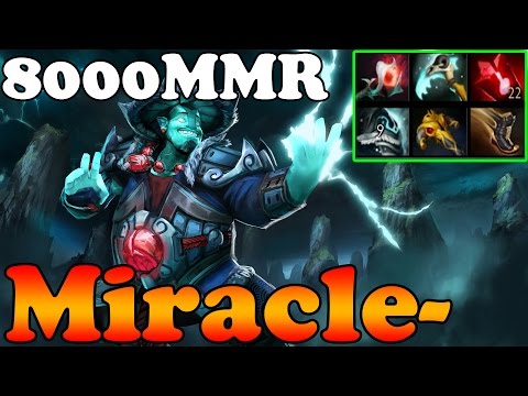 Dota 2 - Miracle- 8000MMR Plays Storm Spirit vol 14 - Ranked Match Gameplay