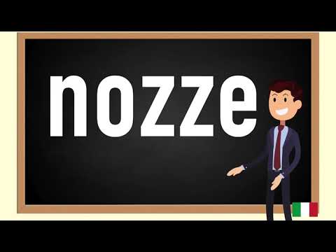 How to pronounce nozze in Italian