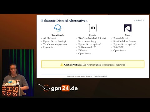 Video Thumbnail: Communication without Borders: Cross-Platform VoIP
