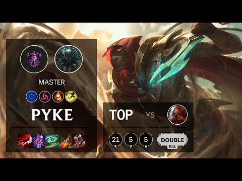 Pyke Top vs Gragas - EUW Master Patch 11.24b