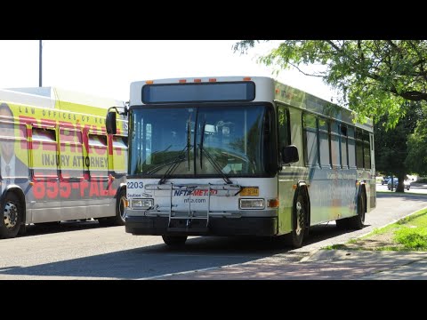 NFTA Metro Ride Route 12A Inbound [FULL ROUTE] Bus 2203 - 2002 Gillig Advantage