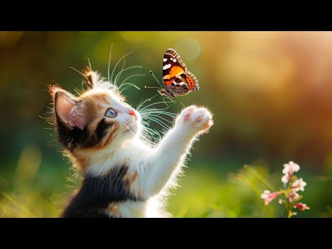 12 hours of stress-relieving music for cats 🐱 Cats love snow and you, Cat's favorite music