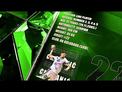 Branislav Cmiljanic | Line Player | RK Kolubara | Highlights | Handball | CV | 2025/26