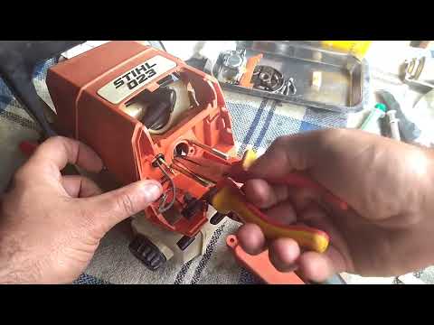 Magnetic wheel, clutch and housing with handle for Stihl MS 021 023 025 210 230 250 chainsaw.