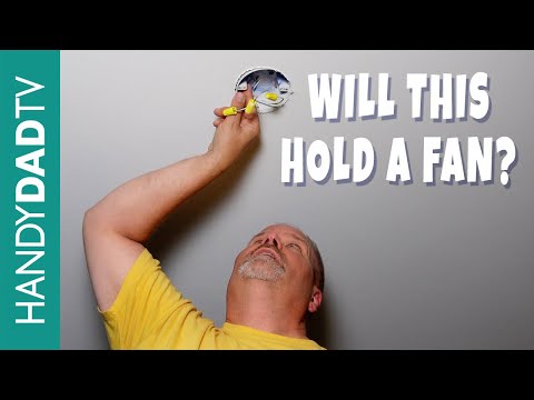 2nd YouTube video about how much weight can a ceiling fan hold