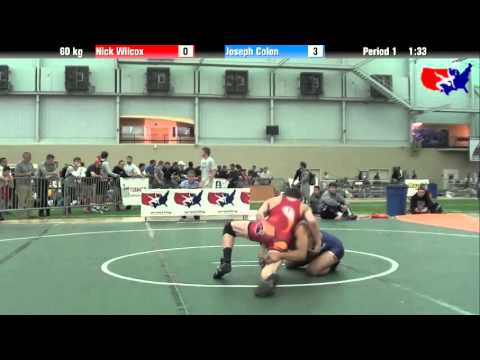 Nick Wilcox vs. Joseph Colon at 2013 ASICS University Nationals - FS