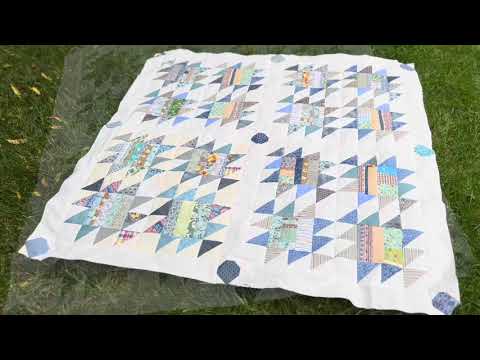 Putting it ALL TOGETHER! | string quilt top complete —— should it be bigger?