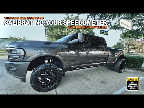 Is Your Speedometer Off on Your New Truck? Simple Fix! || 2022 Ram 3500 Dually || AEV ProCal Snap