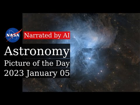 APOD: 2023-01-05 - Messier 45: The Daughters of Atlas and Pleione (Narrated by Joanna)