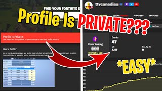How To Find Anyone's PRIVATE Fortnite Tracker *UPDATED*