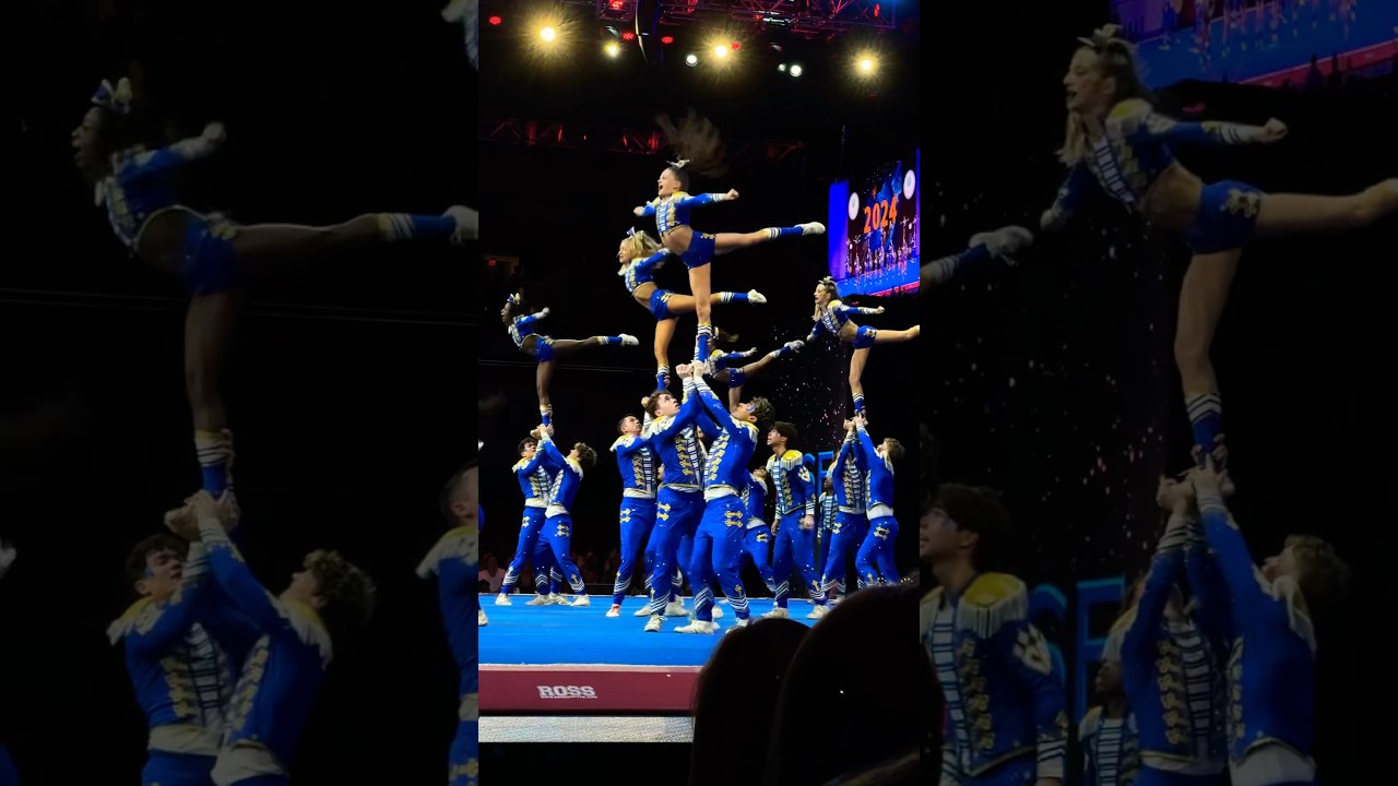 Cheetahs - Large Coed 6 #cheer #cheerleading #stunts