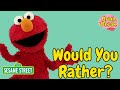 Sesame Street Would You Rather Workout This Or That GoNoodle Inspired