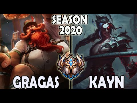 Peanut Gragas vs Kayn [ Jungle ] Lol Challenger Korea