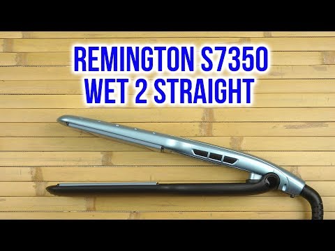 REMINGTON S7350 Plaukų tiesintuvas Remington S7350 Wet 2 Straight video