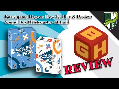 Boardgame Heaven Unboxing, How To Play & Review 196: Sound Box (Horrible Guild)