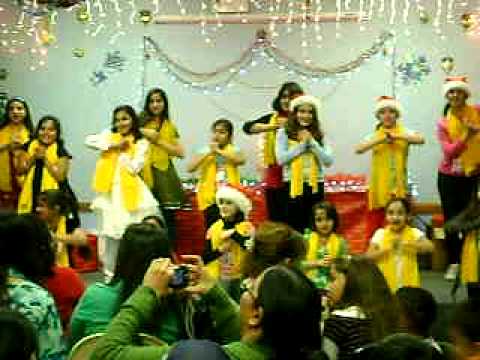 Indo-American Center Youth Program Dances at Holiday Party