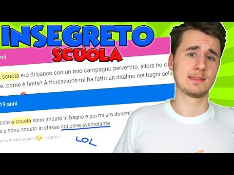 SEGRETI IMBARAZZANTI SULLA SCUOLA - INSEGRETO