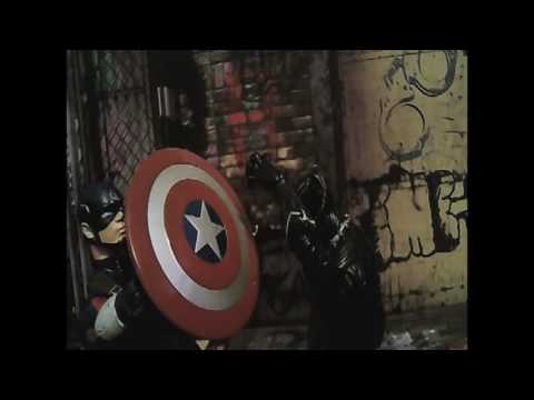 Black Panther vs Captain America Stop-motion Test