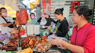 Sáng Sớm Trúng Mánh Ly Ly Chặt Heo Quay Không Ngớt Tay.