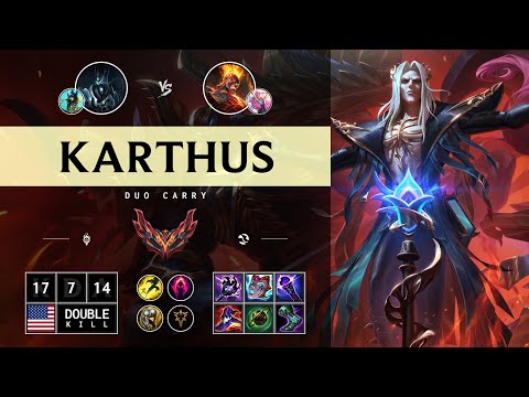 Karthus Carry vs Brand - NA Grandmaster Patch 14.12