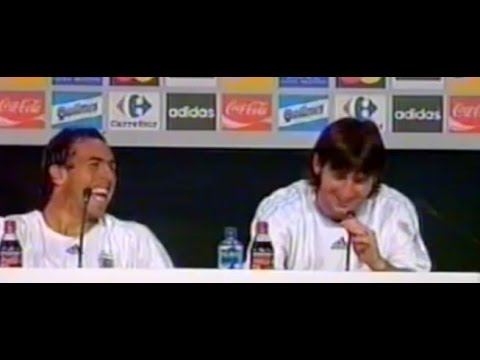 La broma de TEVEZ a MESSI en la rueda de prensa más cómica ● FUTBOL MUNDIAL ● HD