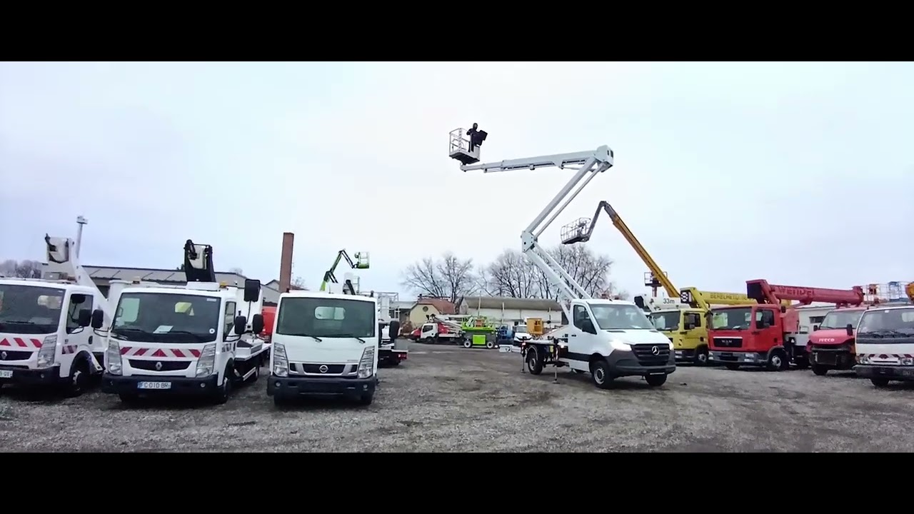 Mercedes Sprinter Ruthmann-Ecoline RS240 – 23,6 m – 250 kg eladó haszongépjármű