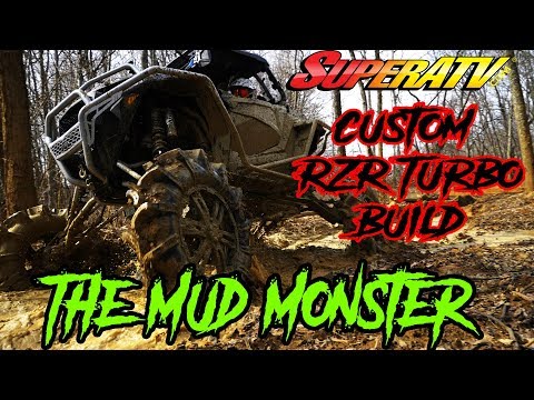 In Depth Look at Polaris RZR XP Turbo - Mud Build - SuperATV