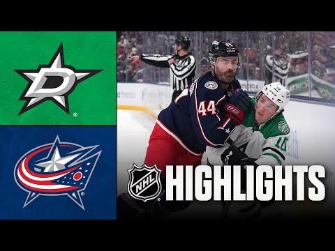 Stars vs. Blue Jackets | NHL Highlights | January 22, 2026