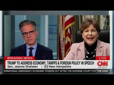 Shaheen Joins CNN's The Lead with Jake Tapper Prior to State of the Union Address to Congress