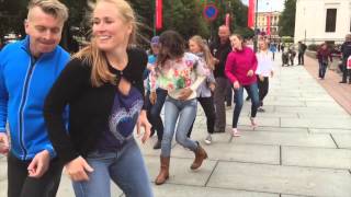 Oslo International West Coast Swing FLASHMOB 2015