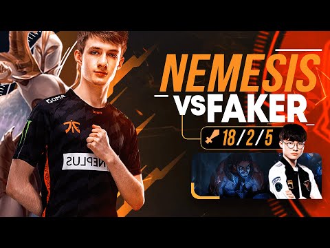 FAKER vs NEMESIS - CRAZY REMATCH *PENTA KILL*
