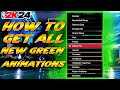 HOW TO GET ANY GREEN ANIMATION FOR FREE IN NBA2K24