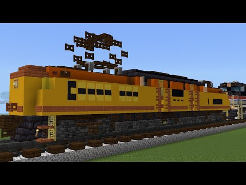 Insane Minecraft Tutorial: Build a Fantasy GG1 Locomotive