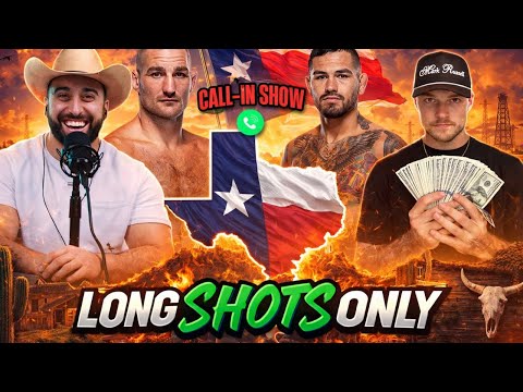 LONG SHOTS ONLY Call-In Show UFC Houston💰