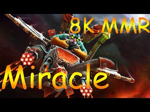 DOTA 2:  Miracle - Gyrocopter - 8k MMR (+Rampage) [1080i]