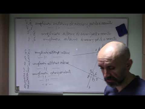 Unghiuri formate de doua drepte cu o secanta clasa a 6-a