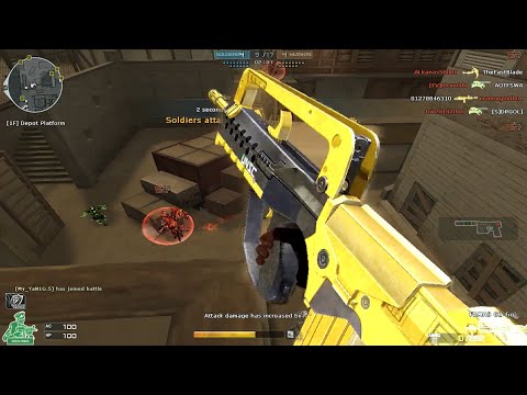 Crossfire NA ( Đột Kích ) 2.0 :  FAMAS G2 GOLD BLACK - HERO MODE X - ZOMBIE V4