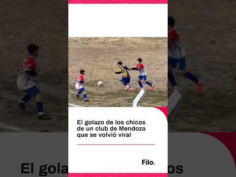 El golazo de los chicos de un club de Andes Fútbol Club de Mendoza que se volvió viral