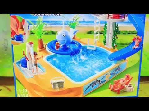 Children's Pool with Whale Fountain Playset - 5433 - Summer Fun - Playmobil