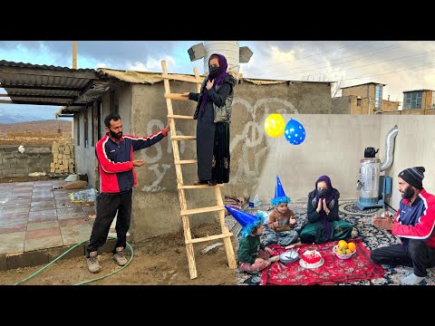 „Die Geburt von Narges' Sohn Jahan; Von einem Kinderfest zum Bau einer sicheren Leiter“