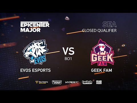 GeekFam vs EVOS, EPICENTER Major 2019 SA Closed Quals , bo1 [kvyzee]