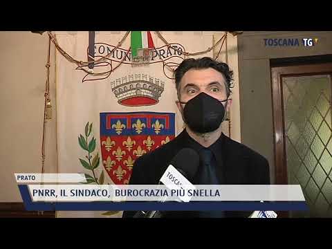 2022-01-05 PRATO - PNRR, IL SINDACO,  BUROCRAZIA PIÙ SNELLA