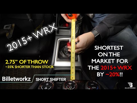 Comparing our 2015+ Subaru WRX Short Throw Shifter to Others - Which has the shortest throws?