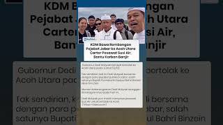 KDM Bawa Rombongan Pejabat Jabar ke Aceh Utara Carter Pesawat Susi Air, Bantu Korban Banjir