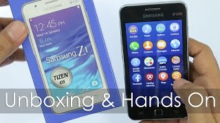Samsung Z1 Smartphone with Tizen OS Unboxing & Hands On Overview